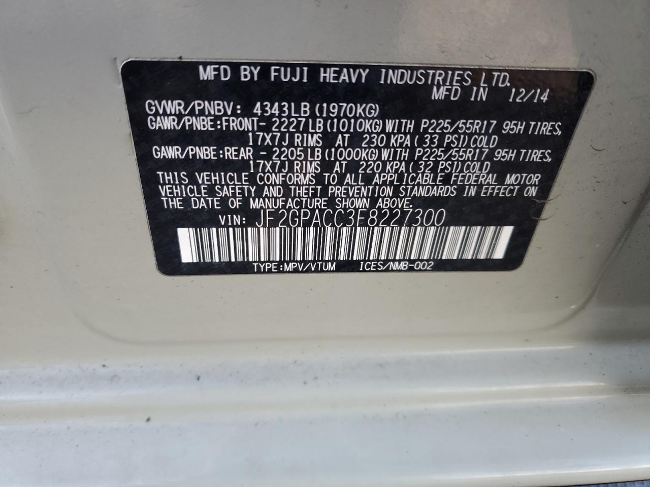 2015 Subaru XV - Image 13