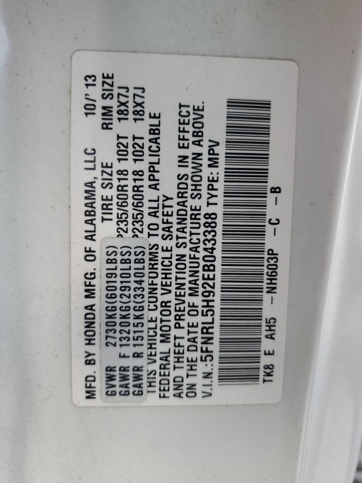 2014 Honda Odyssey - Image 13