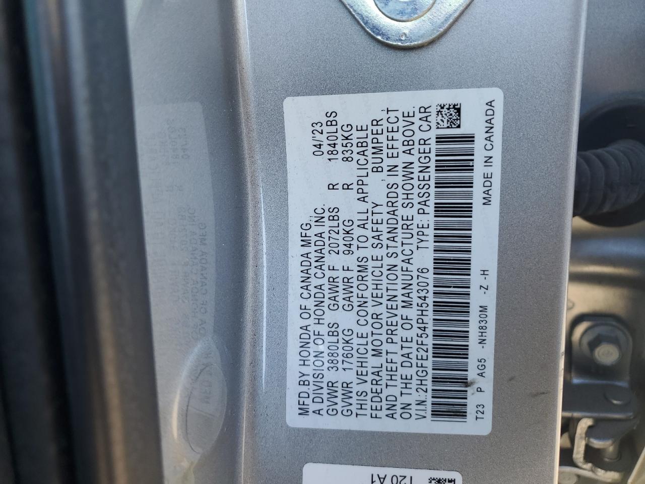 2023 Honda Civic - Image 12