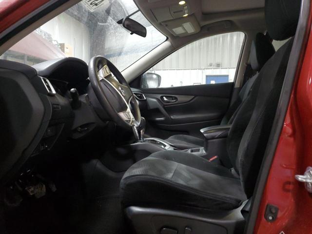  NISSAN ROGUE 2016 Czerwony