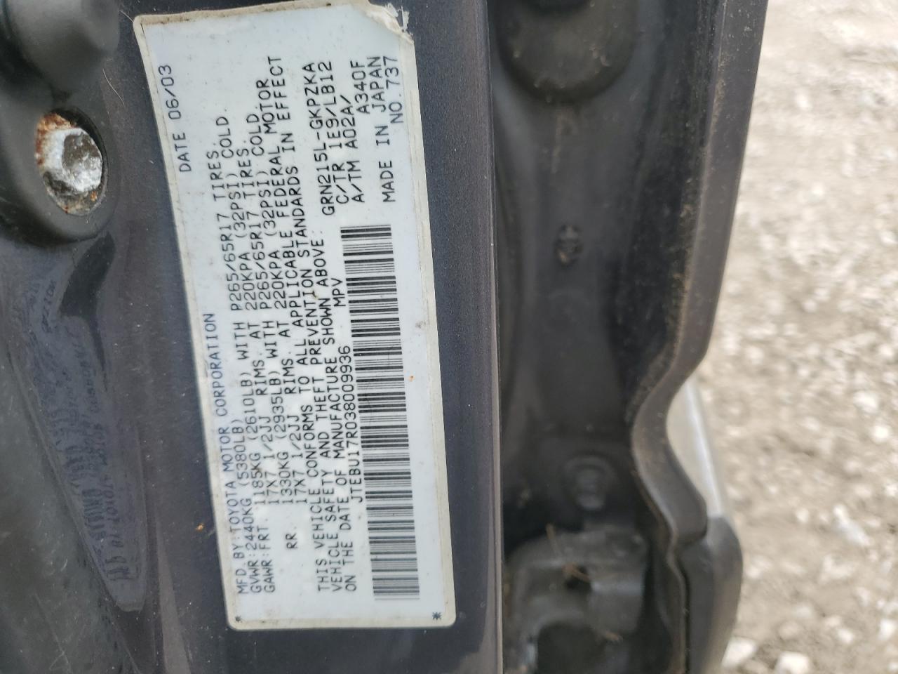 2003 Toyota 4Runner - Image 13