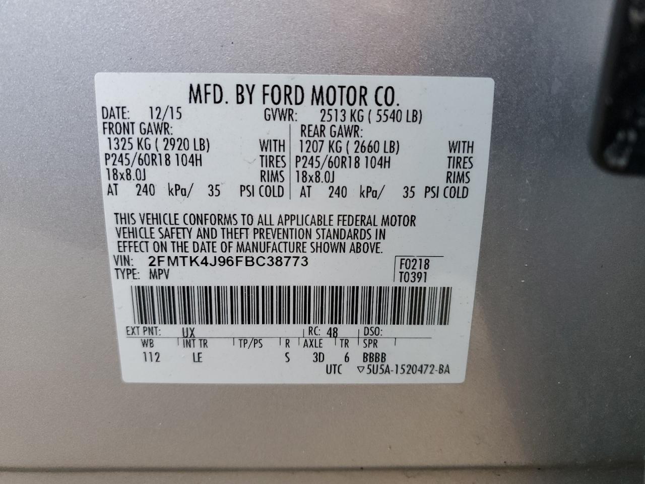 2015 Ford Edge - Image 12