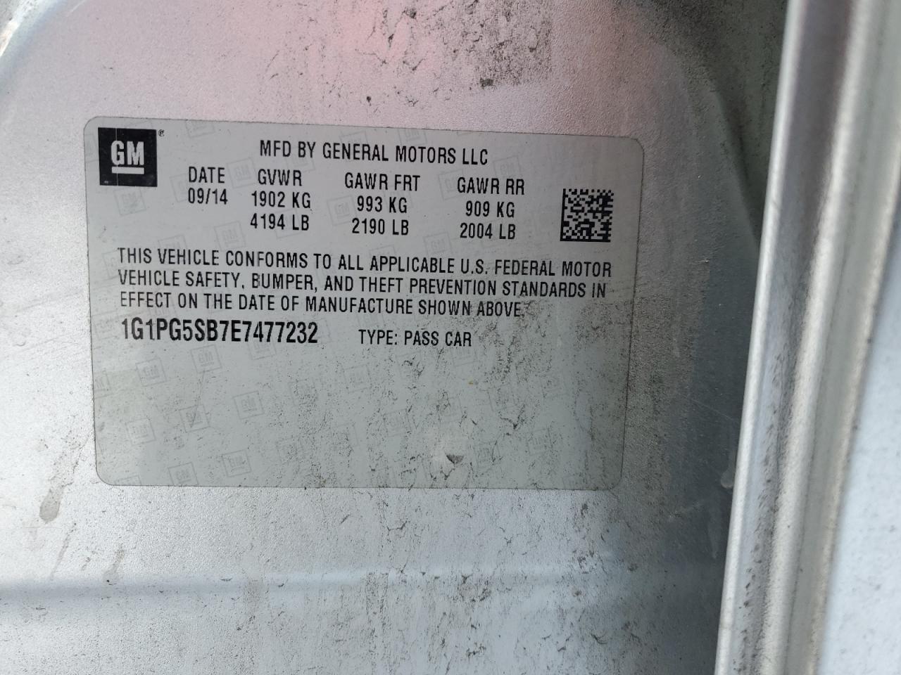 2014 Chevrolet Cruze - Image 12