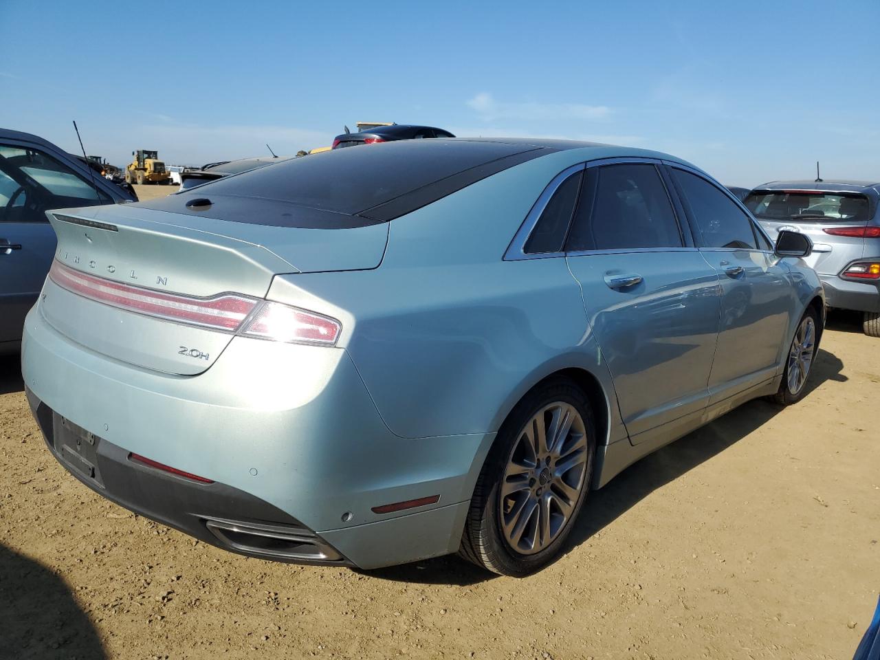 VIN 3LN6L2LU7ER817528 2014 LINCOLN MKZ no.3