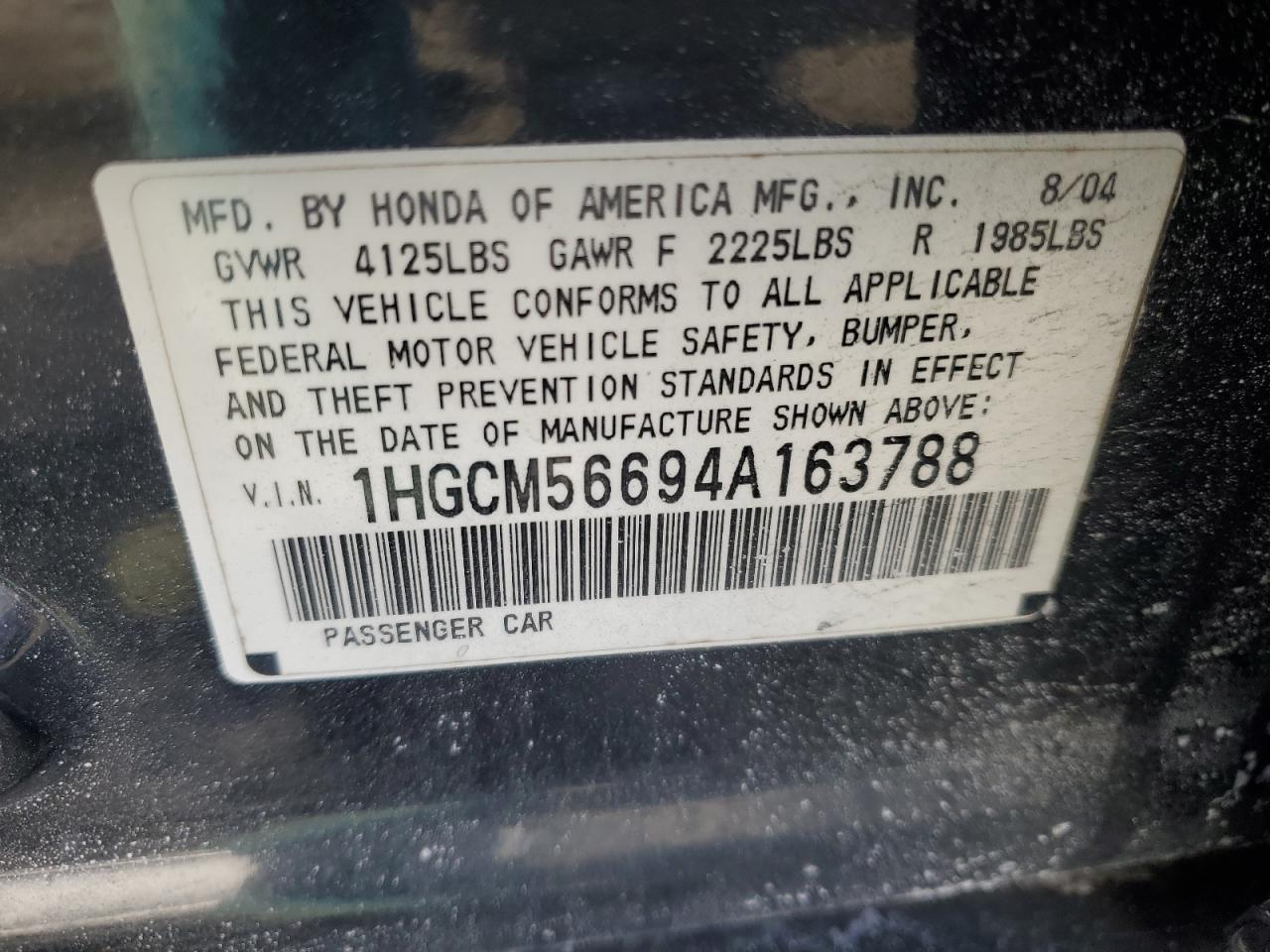 2004 Honda Accord - Image 12