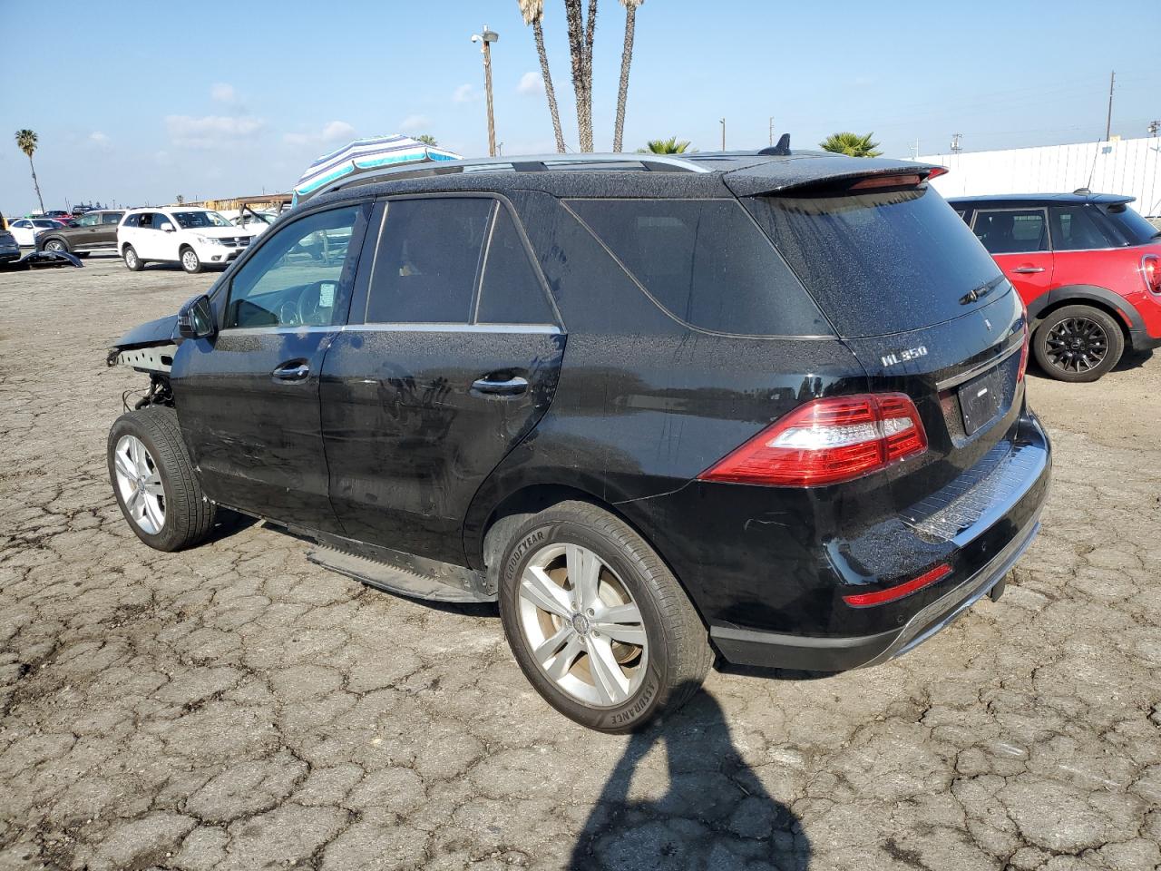 2015 Mercedes-Benz Ml 350 black null gas 4JGDA5JB7FA618443 photo #3