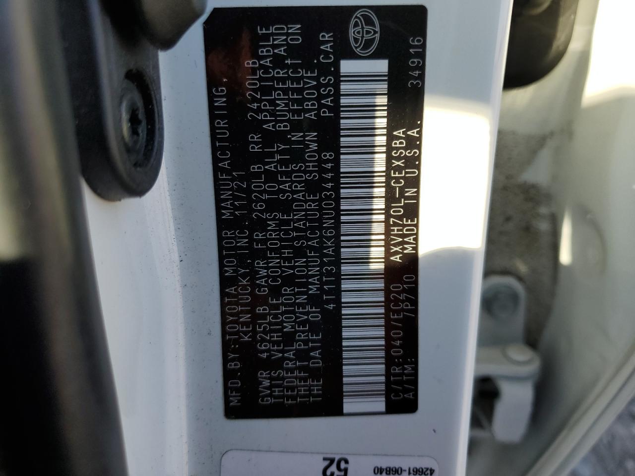2022 Toyota Camry - Image 12