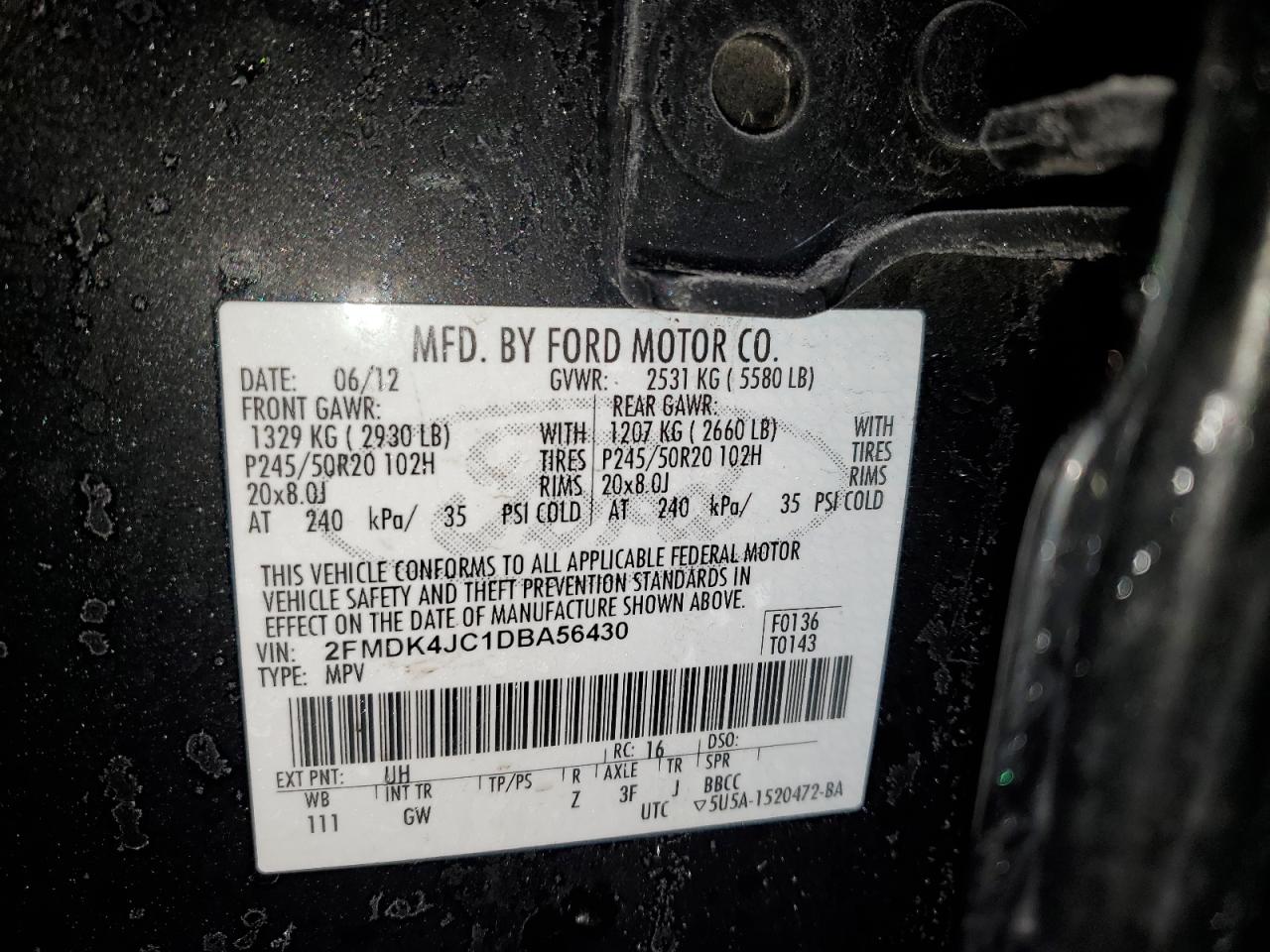 2013 Ford Edge - Image 14