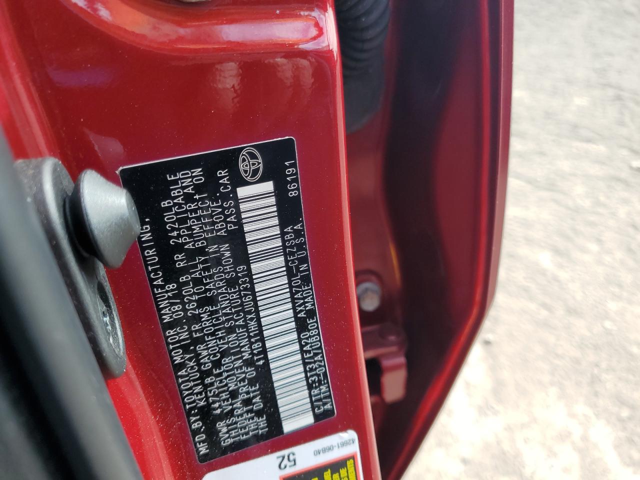 2018 Toyota Camry - Image 12