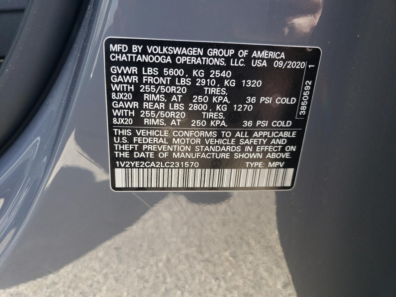 2020 Volkswagen Atlas - Image 14