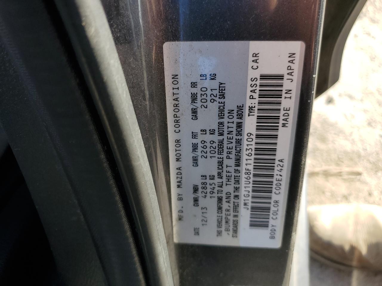 2015 Mazda 6 - Image 12