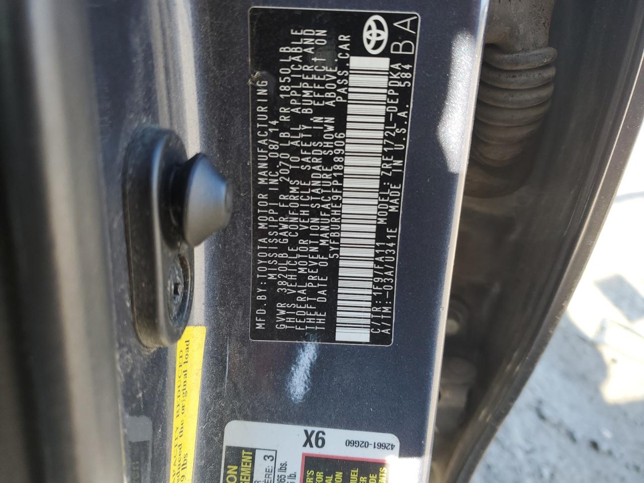 2015 Toyota Corolla - Image 13