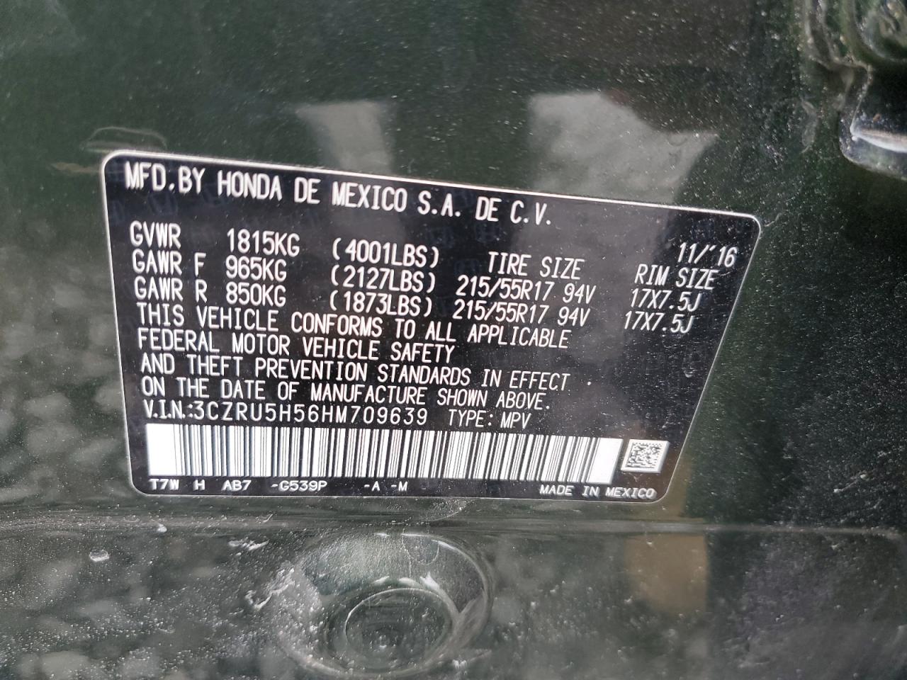 2017 Honda HR-V - Image 13