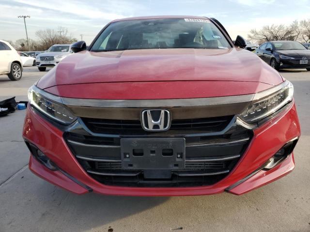  HONDA ACCORD 2021 Красный