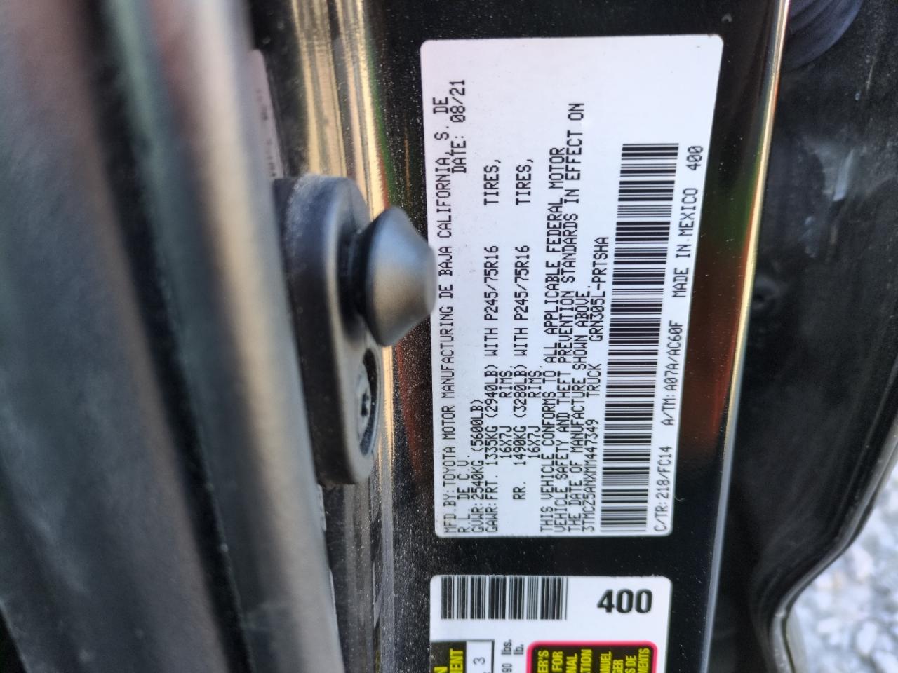 2021 Toyota Tacoma - Image 12