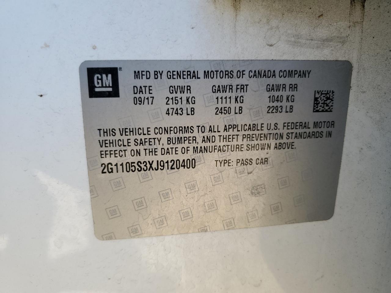 2018 Chevrolet Impala - Image 12