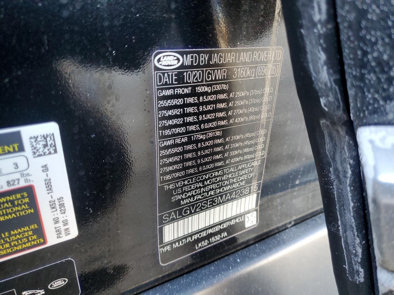 2021 Land Rover Range Rover - Image 15