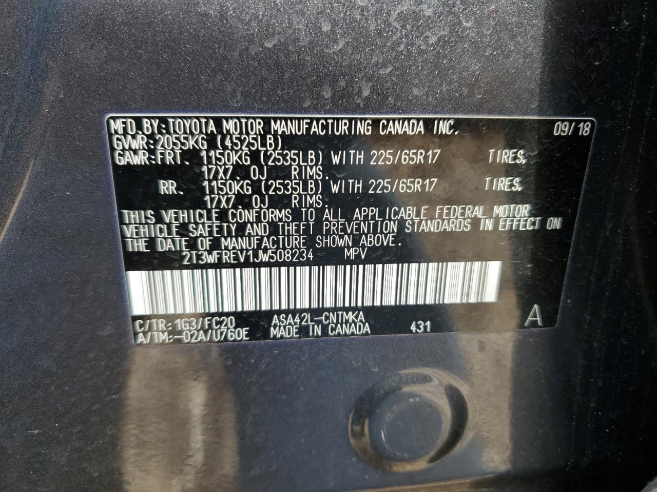 2018 Toyota RAV 4 - Image 16