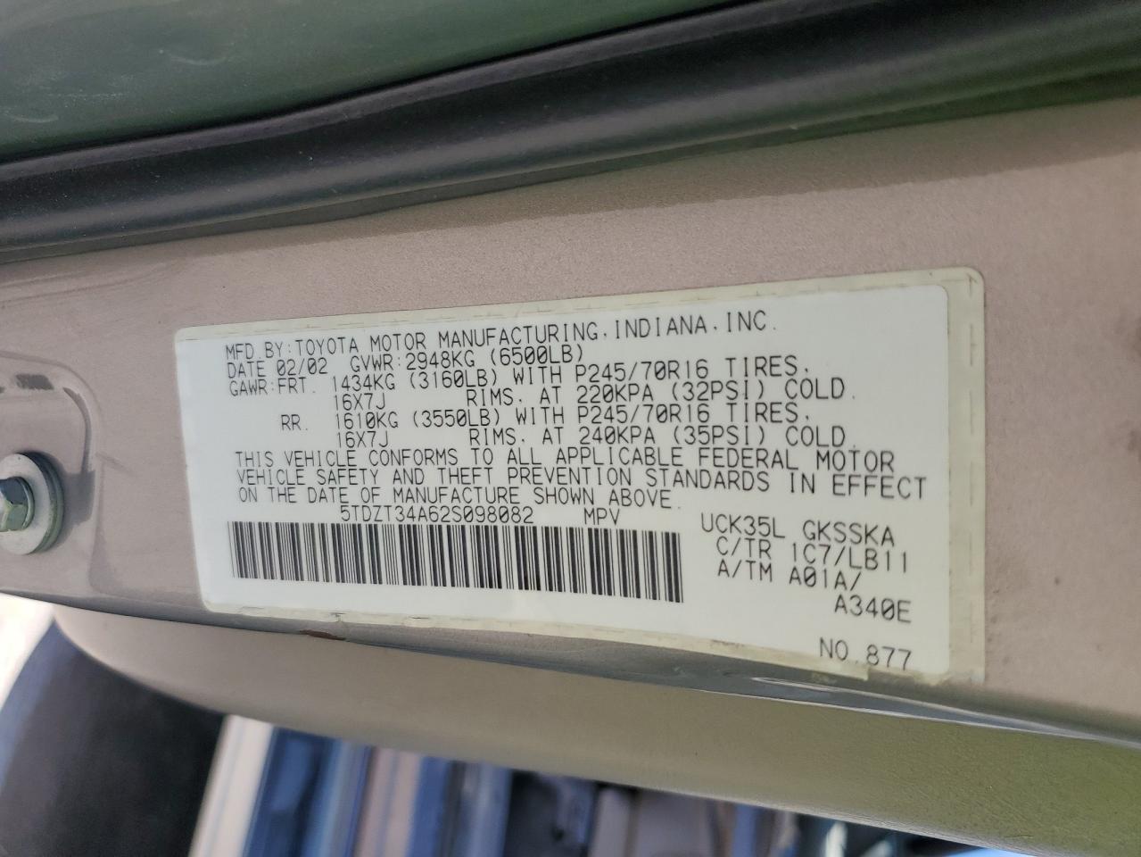 2002 Toyota Sequoia - Image 14