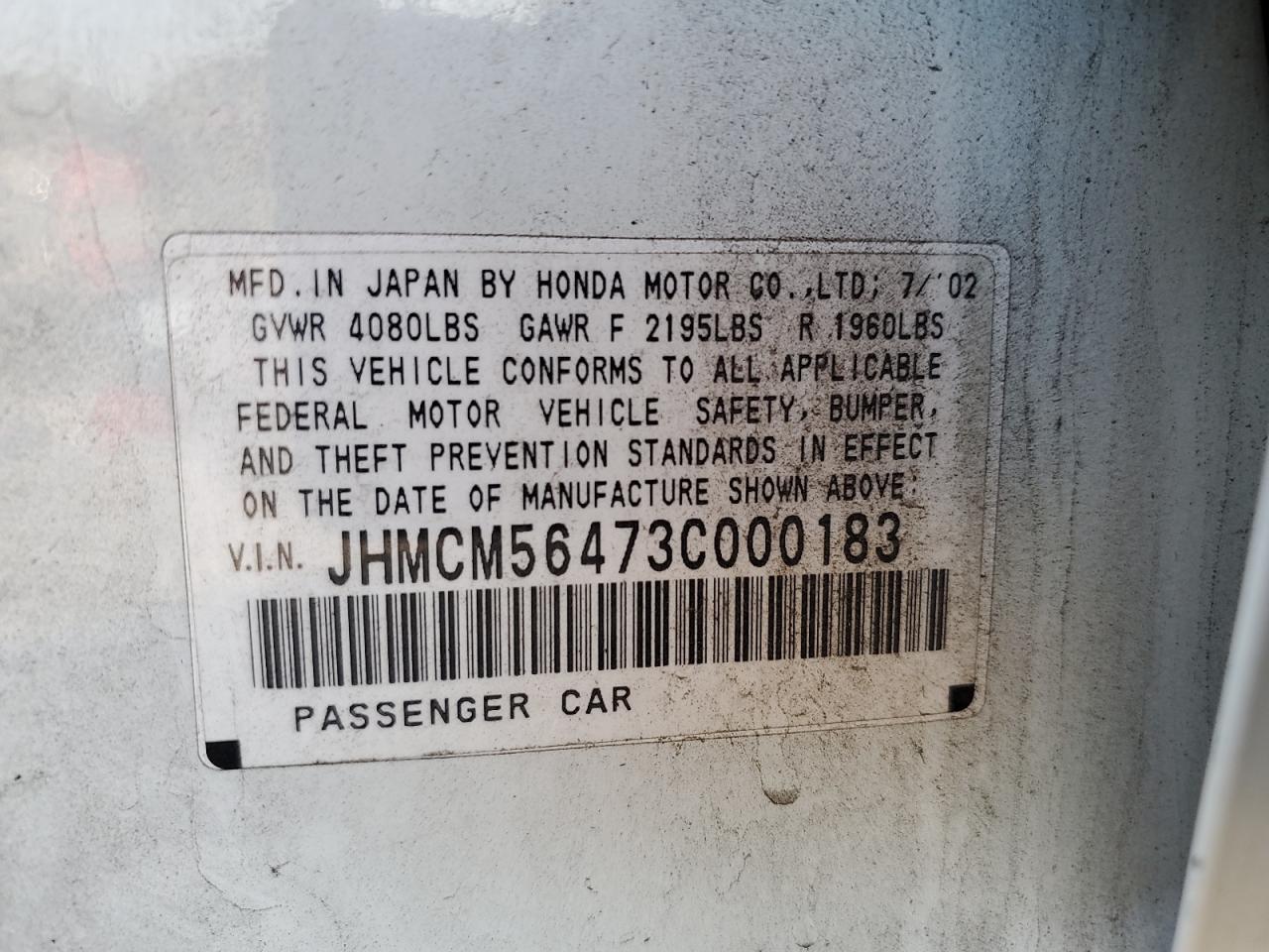 2003 Honda Accord - Image 12