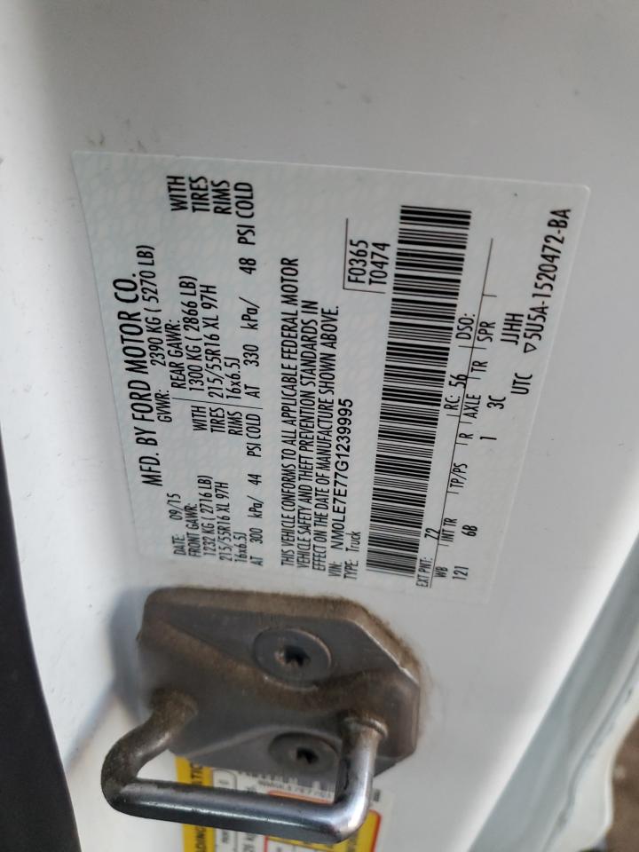 2016 Ford Transit Connect Xl VIN: NM0LE7E77G1239995 Lot: 88955975