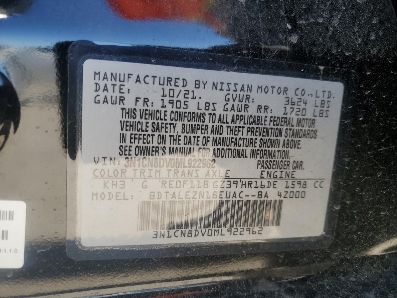 2021 Nissan Versa - Image 12
