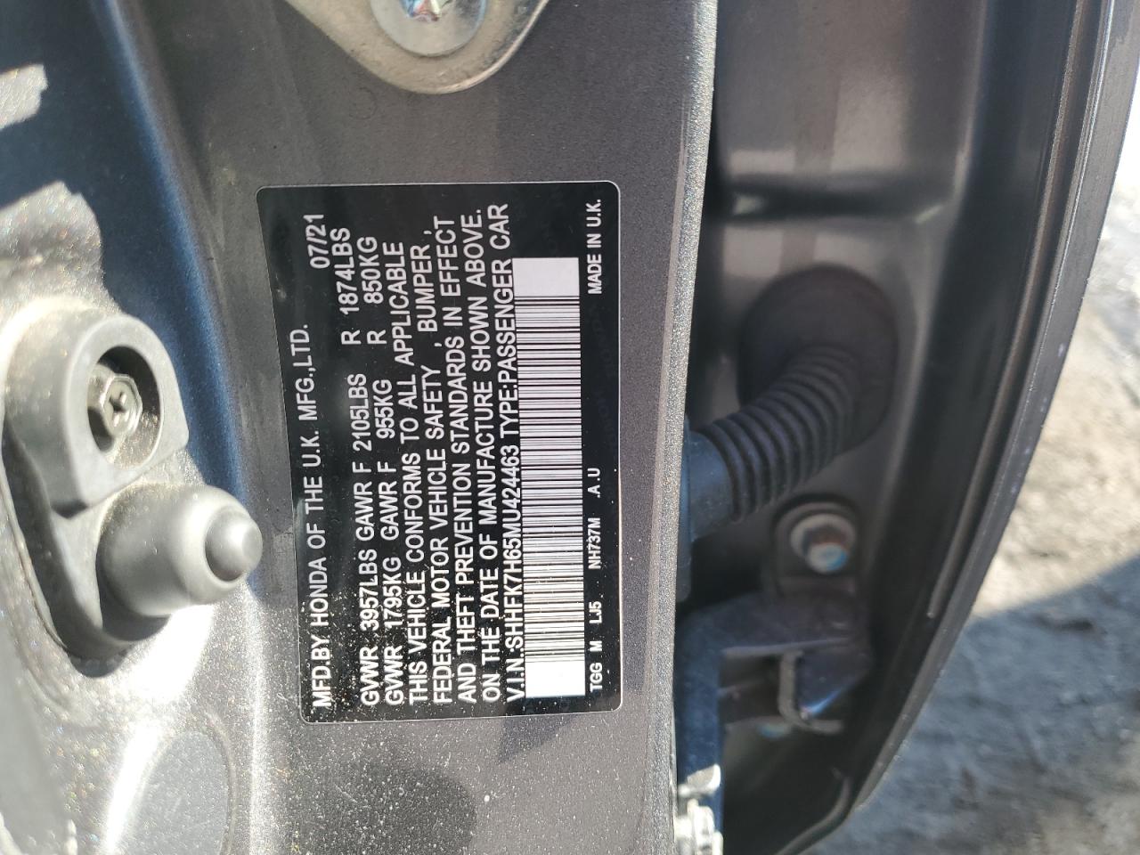 2021 Honda Civic - Image 12