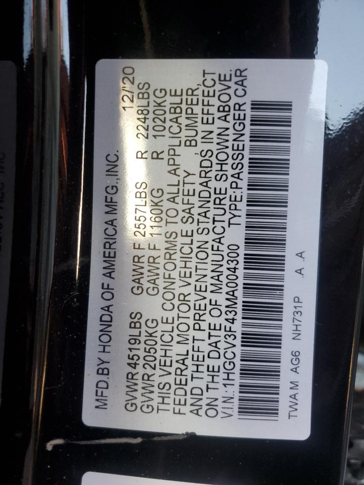 2021 Honda Accord - Image 13