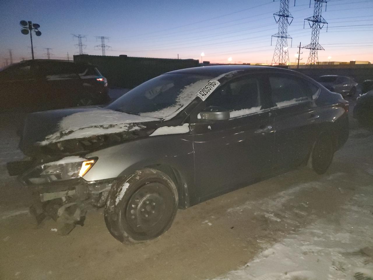 2017 Nissan Sentra S للبيع في Elgin، IL - Front End