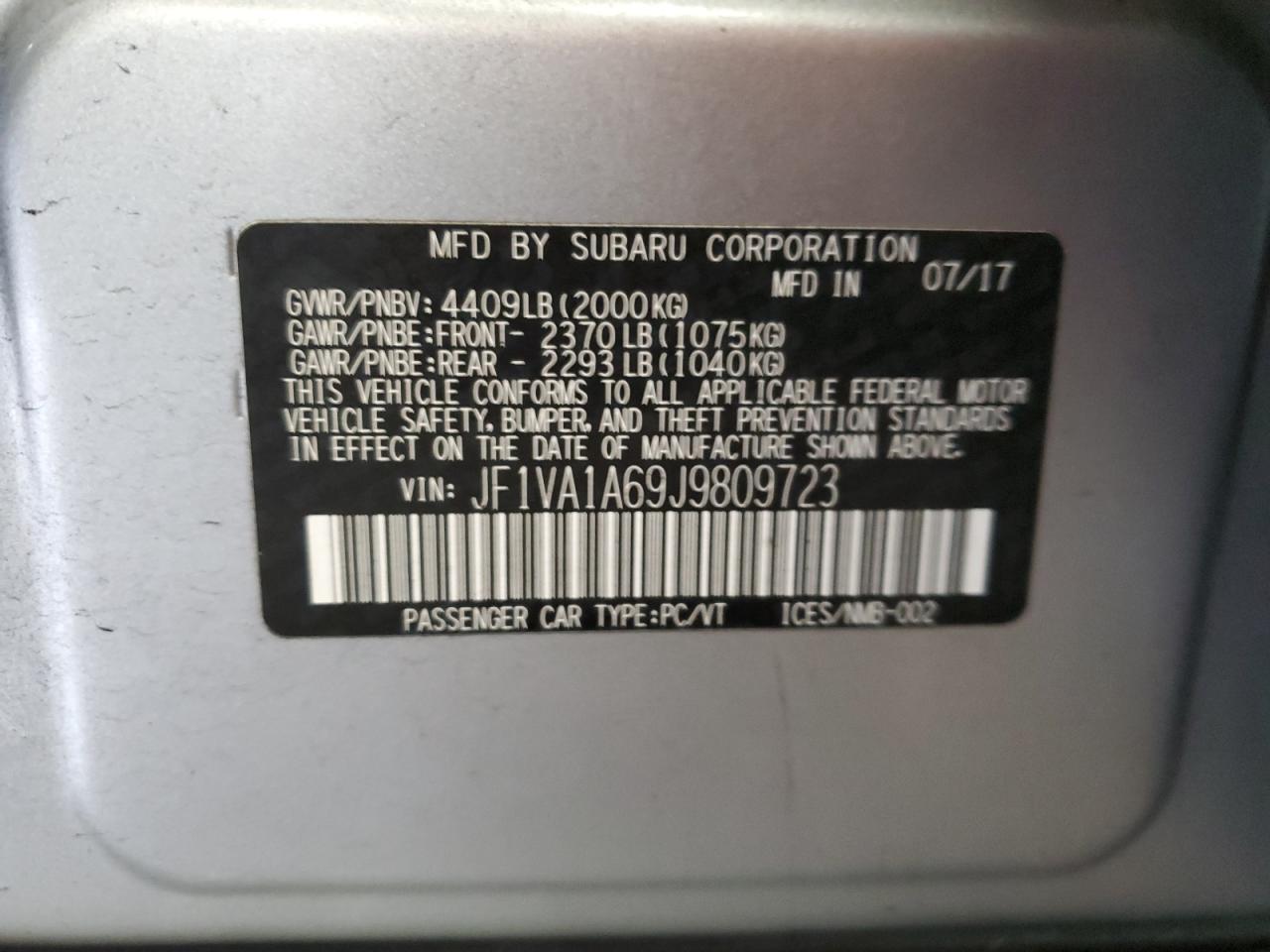 2018 Subaru WRX - Image 13