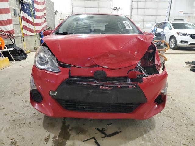  TOYOTA PRIUS 2015 Czerwony