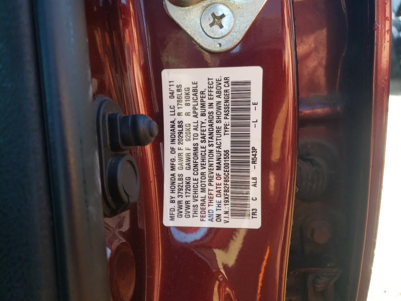 2012 Honda Civic - Image 13