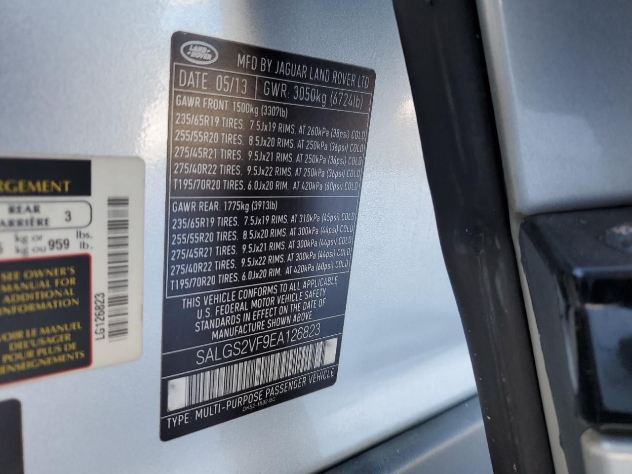 2014 Land Rover Range Rover - Image 13