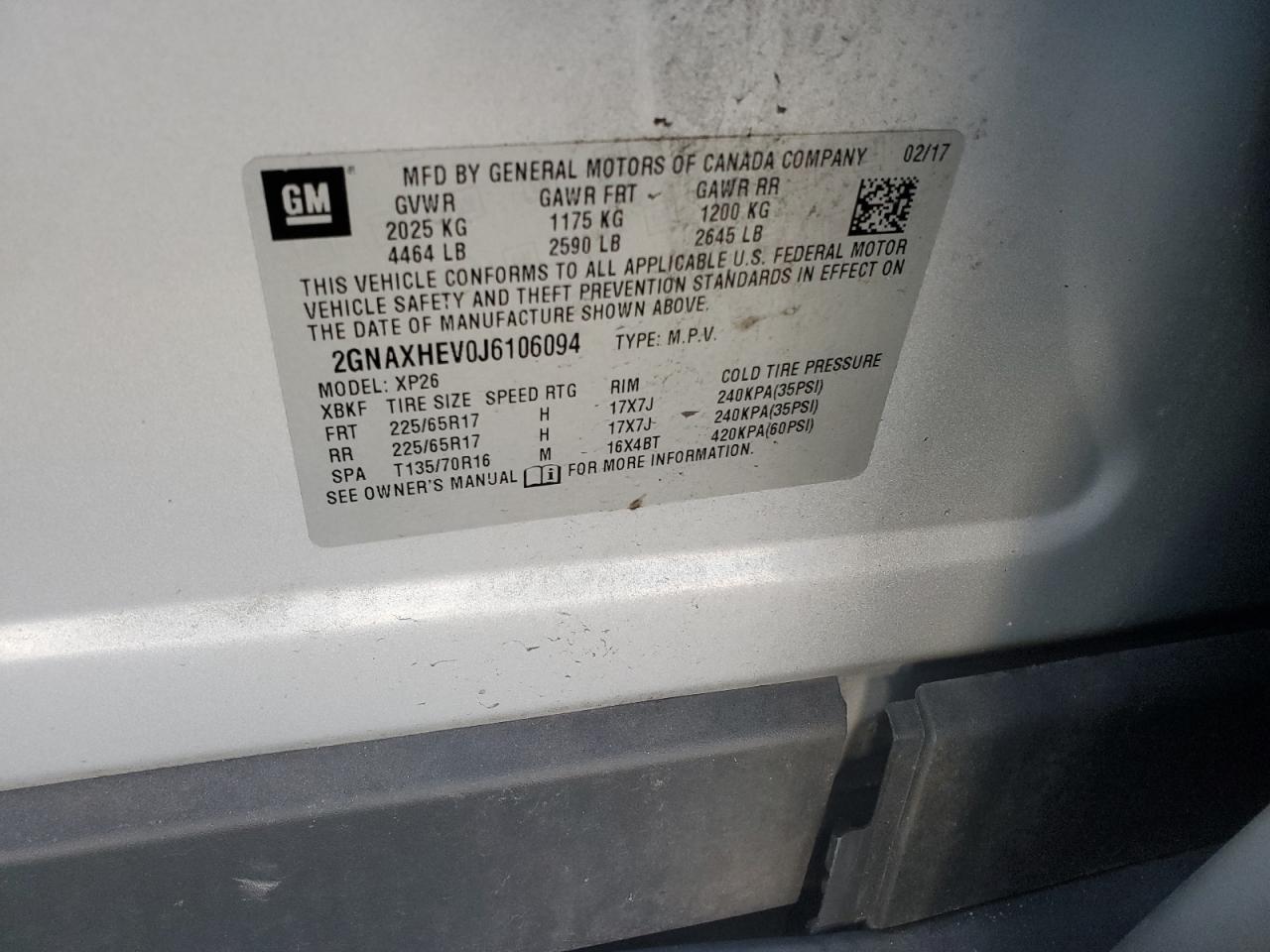 2018 Chevrolet Equinox - Image 13