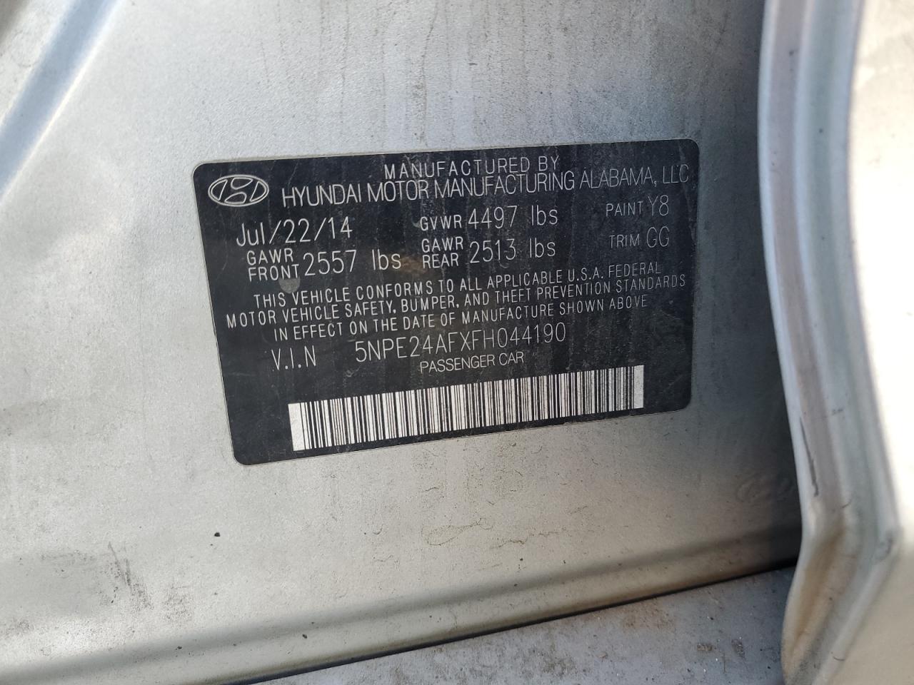 2015 Hyundai Sonata - Image 12