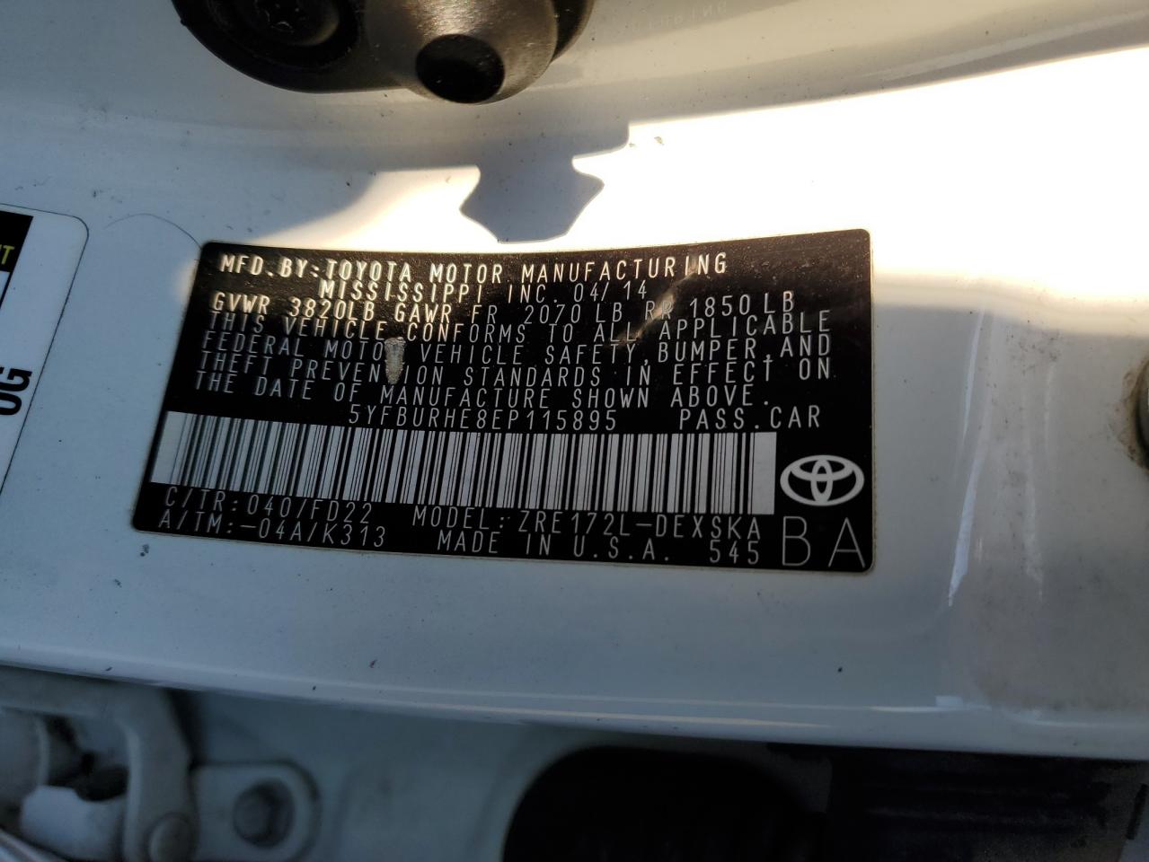 2014 Toyota Corolla - Image 14