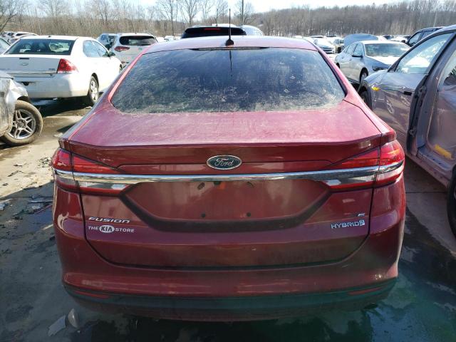  FORD FUSION 2017 Czerwony