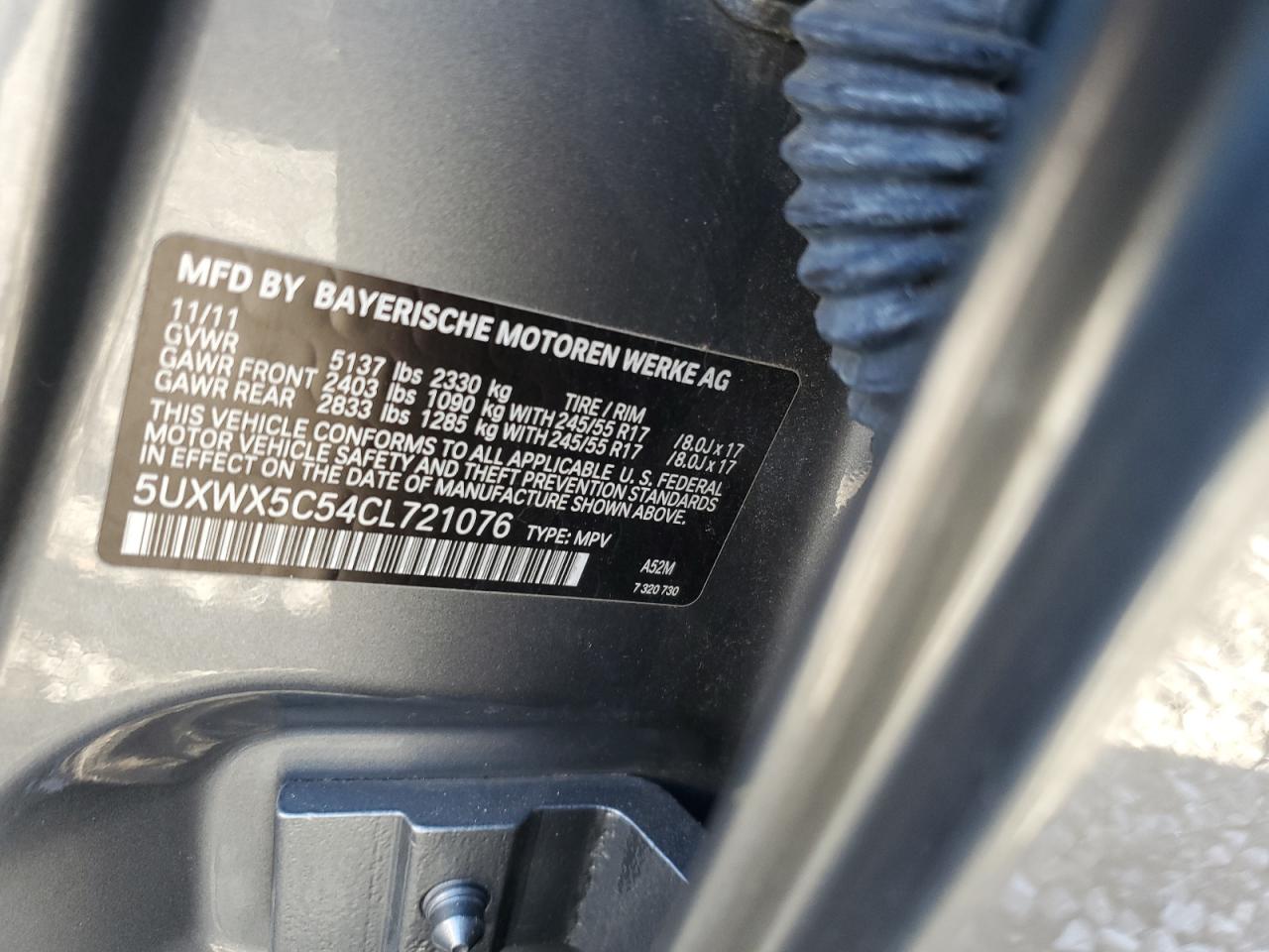 2012 BMW X3 - Image 12
