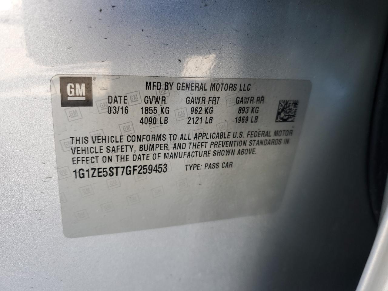 2016 Chevrolet Malibu - Image 12