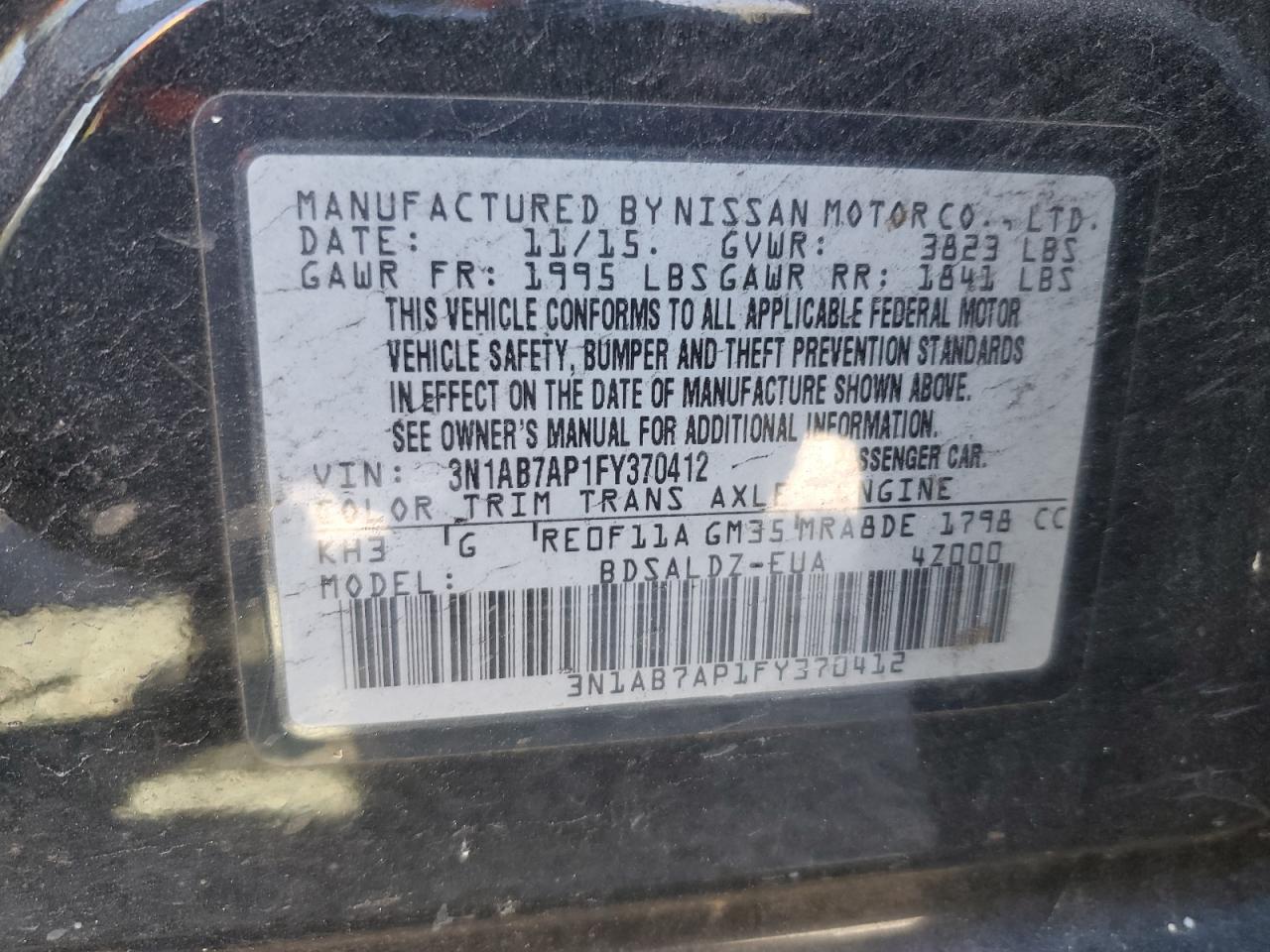 2015 Nissan Sentra - Image 14