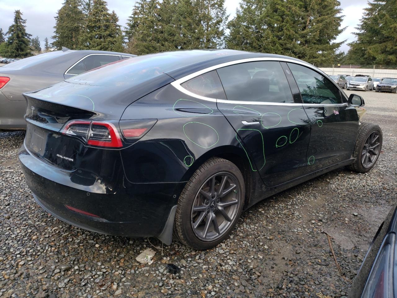 VIN 5YJ3E1EB1JF068308 2018 TESLA MODEL 3 no.3