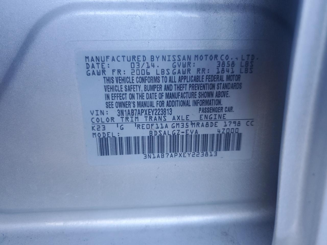 2014 Nissan Sentra - Image 13