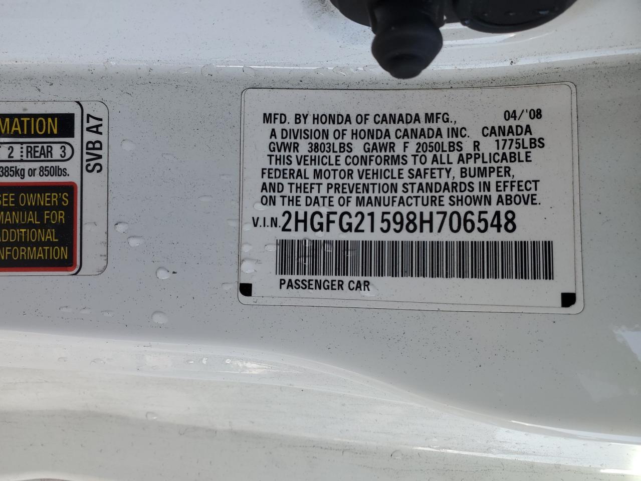 2008 Honda Civic - Image 13