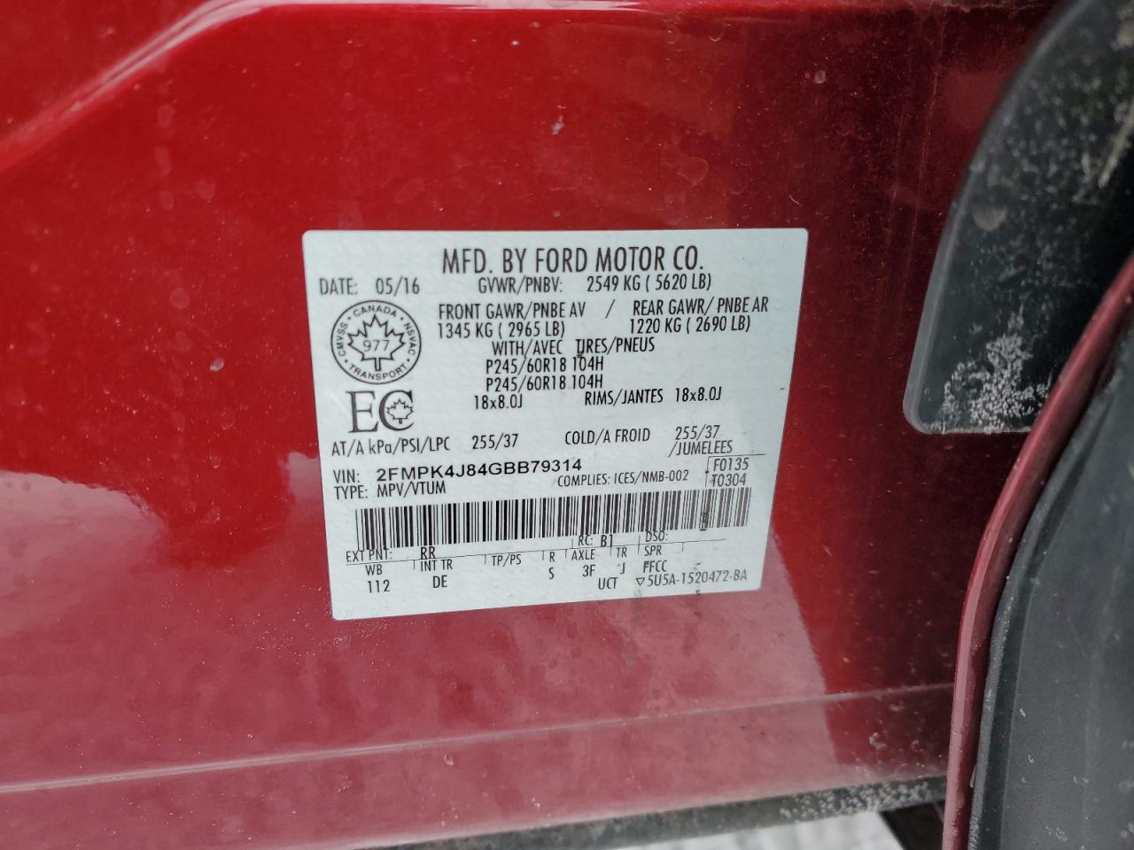 2016 Ford Edge - Image 13