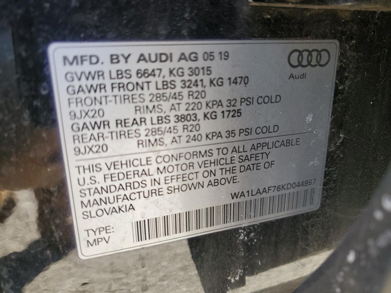 2019 Audi Q7 - Image 13