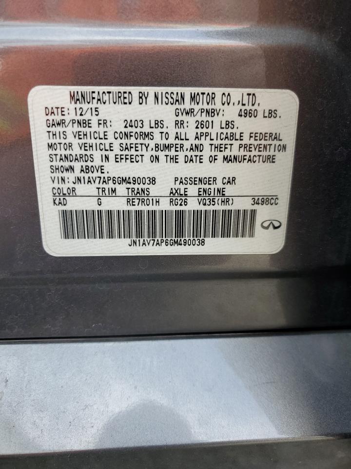 2016 Infiniti Q50 - Image 12