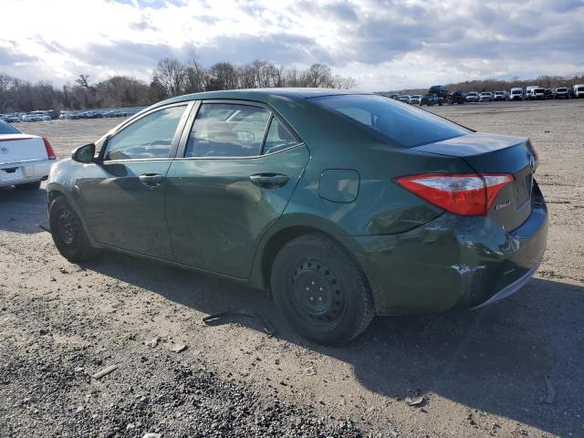  TOYOTA COROLLA 2014 Green