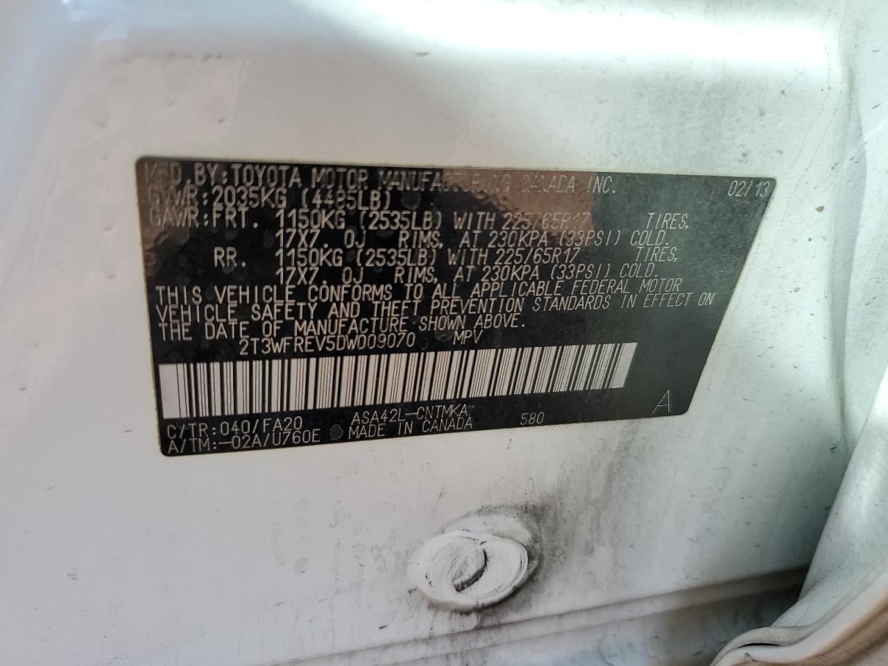 2013 Toyota RAV 4 - Image 14