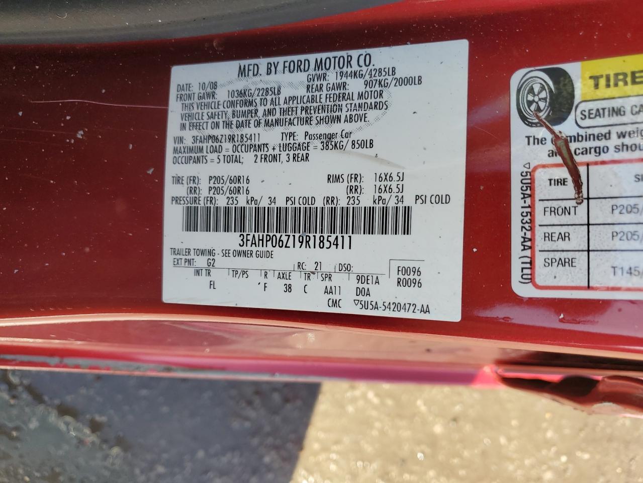 2009 Ford Fusion - Image 12