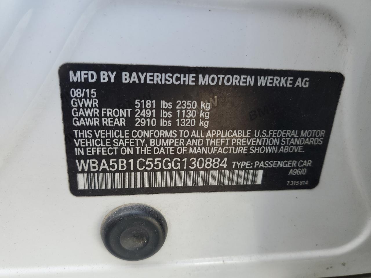 2016 BMW 5er - Image 12